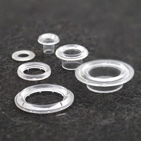 Clear Plastic Grommets With Washers