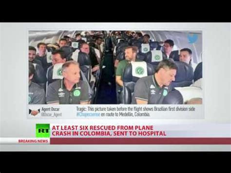 Plane Carrying Brazilian Football Team Chapecoense Crashes In Colombia