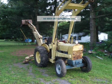 Ford 3400 Front Loader With Backhoe May Deliver