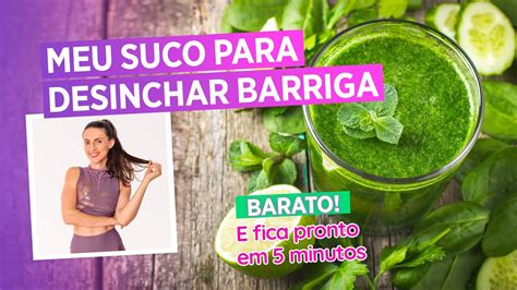 Suco Verde Super Detox Para Desinchar A Barriga Youtube