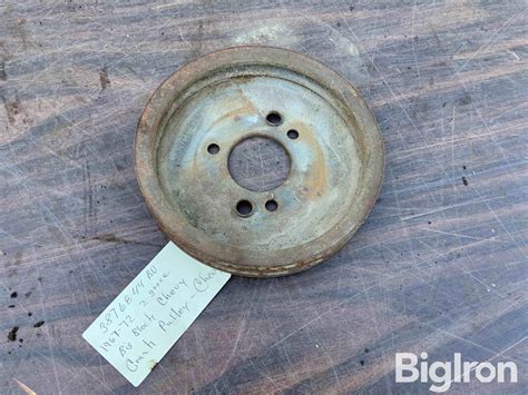 Chevrolet Groove Crank Pulley Bigiron Auctions