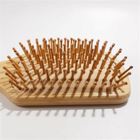 Brosse Cheveux En Bambou Personnalisable Bambamboo