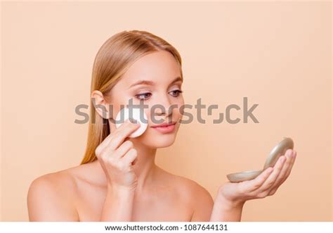 Стоковая фотография 1087644131 Nude Natural Charming Cute Girl Soft