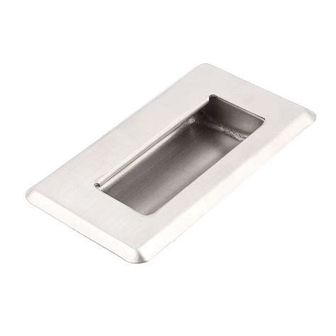 Uxcell Long Stainless Steel Rectangular Cabinet Door Flush