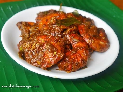 Naadan Konju Roast Spicy Prawn Roast Kerala Style