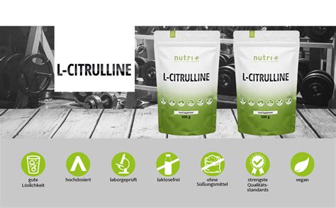 L Citrullin Hochdosiert L Citrulline Malat Pulver Kg Vegan H Chste