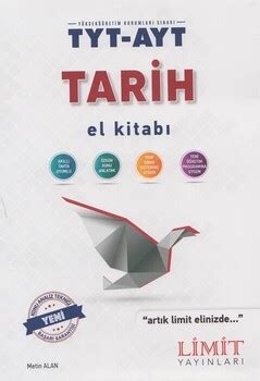 Limit Yay Nlar Tyt Ayt Tarih El Kitab Kitap Ler Ler Kitabevleri