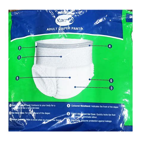 Buy Kare In Classic Adult Diaper Pants Xl Cm S Online At