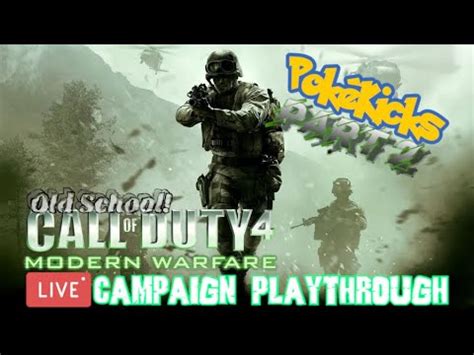 LIVE OG COD 4 CAMPAIGN PLAYTHROUGH PT2 LT CASHEW MINI STREAM