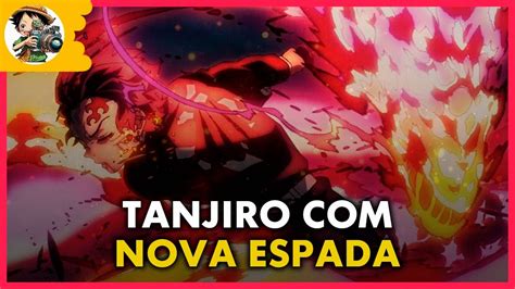 Tanjiro Surpreende Sua Nova Espada Vermelha Em Demon Slayer