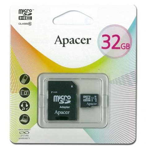 Apacer microSDHC 32GB Class 10 AP32GMCSH10U1 R Карти памет Цени оферти