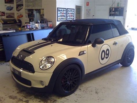 R57 my wifes herbie inspired mini r57s - North American Motoring