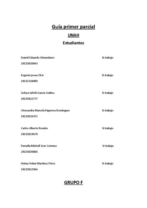 Guia primer parcial Microeconomia Grupo F Guía primer parcial UNAH