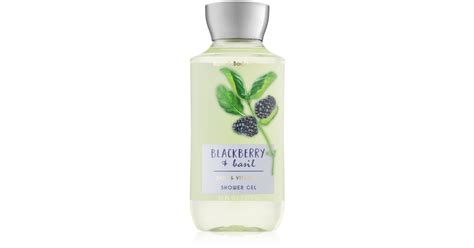 Bath Body Works Blackberry Basil Gel De Duche Para Mulheres Ml