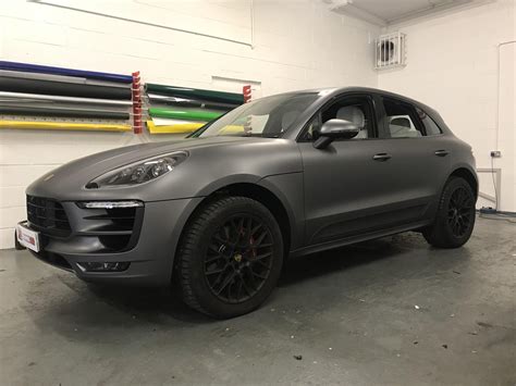 Porsche Macan Gts Vibyl Wrapped 3m Matte Grey At Wrapping Cars London