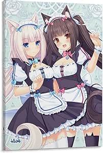 Amazon Nekopara Adult Game Anime Posters Chocolat And Vanilla