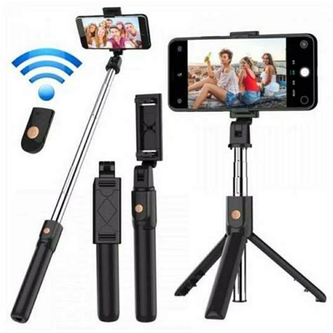 Jual Selfie Stick Bluetooth 3 In 1 Tongsis Bluetooth 2 In 1 Tripod