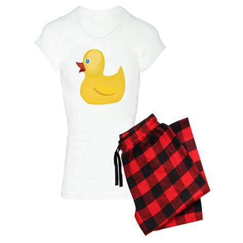 Cafepress Cafepress Yellow Rubber Duck Womens Light Pajamas