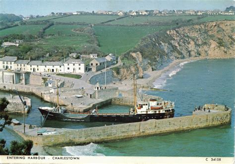 Postcards and Viewcards: Postcard Of Charlestown, Cornwall, England