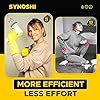 SYNOSHI Brosse de nettoyage électrique rotative avec 3 têtes