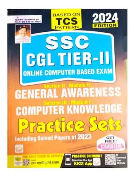 Kiran SSC CGL Tier 2 2024 General Awareness And Computer