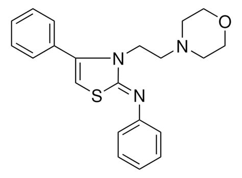 N 3 2 4 MORPHOLINYL ETHYL 4 PHENYL 1 3 THIAZOL 2 3H YLIDENE