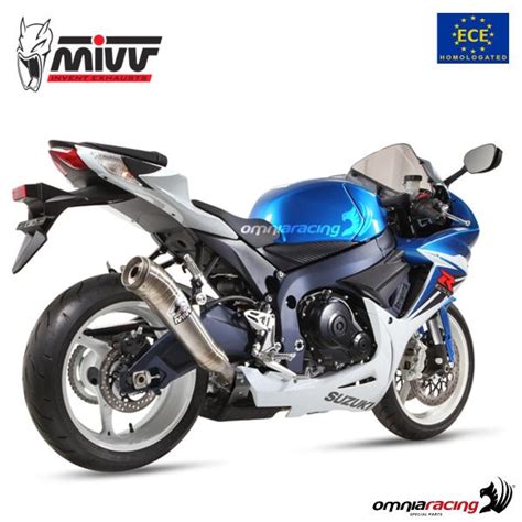 Mivv Exhaust Slip On Ghibli Approved Steel Suzuki Gsxr