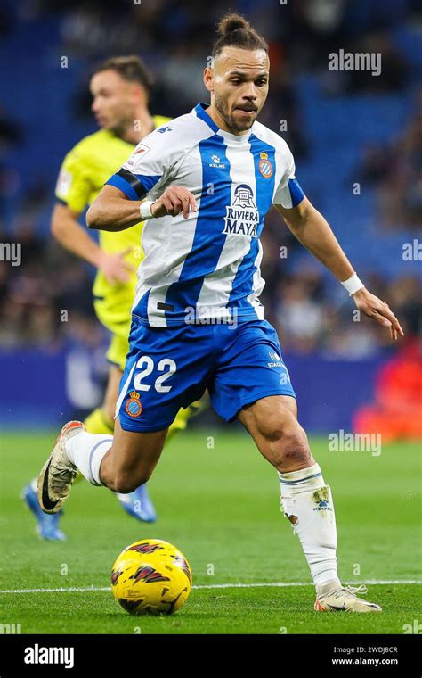 Barcelona Spain Th Jan Martin Braithwaite Of Espanyol