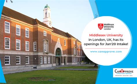 Middlesex University In London Has Opened The Gates For Jan20 Intake