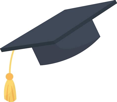 Icono Del Sombrero De Graduado Vector Premium