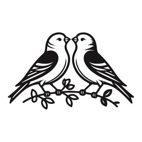 Free Love Bird American Goldfinch Svg Black And White Svg Vector File