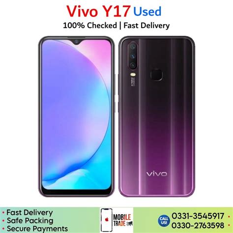 Vivo Y17 Price In Pakistan 8GB Ram 256GB Storage