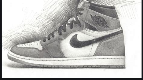 Artair Jordan 1s Drawing Schuhzeichnung Zeichnungen Zeichnung