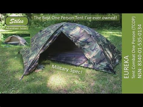 EUREKA Tent Combat One Person TCOP Setup And Review Of Features YouTube