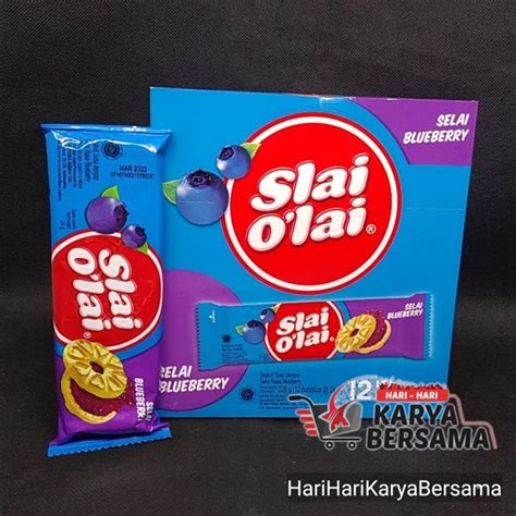 Jual BISKUIT SLAI O LAI BLUEBERRY BOX ISI 10 S X 32GR Shopee Indonesia