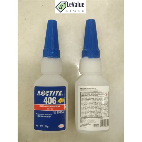 LOCTITE 406 PRISM INSTANT ADHESIVE SURFACE INSENSITIVE 20G 25634