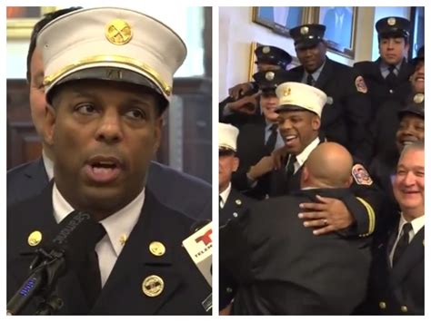 After 23 Years Of Service Michael Hall Becomes First Black Deputy Fire