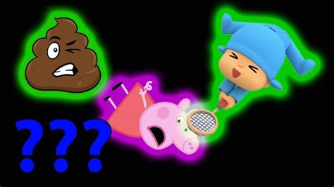 Pocoyo In English With Peppa Pig Sound Variations Pig Sounds Peppa