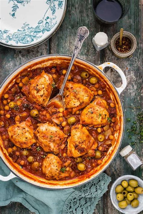 Chicken Chorizo And Chickpea Stew Supergolden Bakes