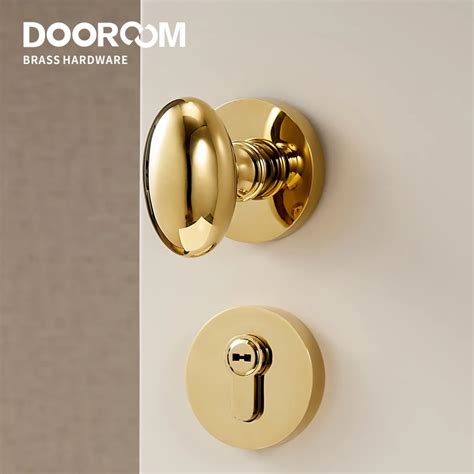 Dooroom Conjunto De Fechadura Da Porta Bronze Moderno Brilhante Pvd