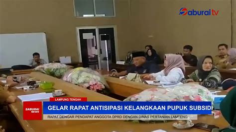 Anggota DPRD Lamteng Gelar Rapat Antisipasi Kelangkaan Pupuk Subsidi