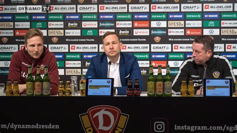 25 Spieltag SGD AUE Pressekonferenz Vor Dem Spiel YouTube