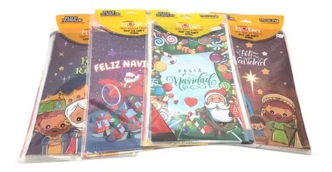 100 Bolsas Celofán P Dulces Fiesta Navidad Bolo Posada Vario