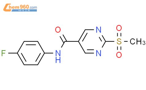 923291 82 1 5 Pyrimidinecarboxamide N 4 Fluorophenyl 2