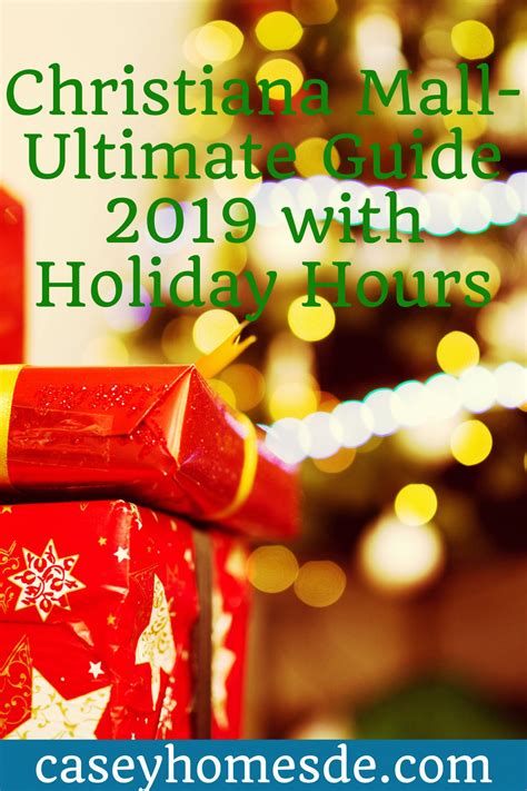 Christiana Mall [Updated 2019 Holiday Hours] [2019] - Sean Casey ...