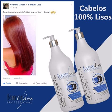 Forever Liss Escova Semi Definitiva Power D System Kit X L R