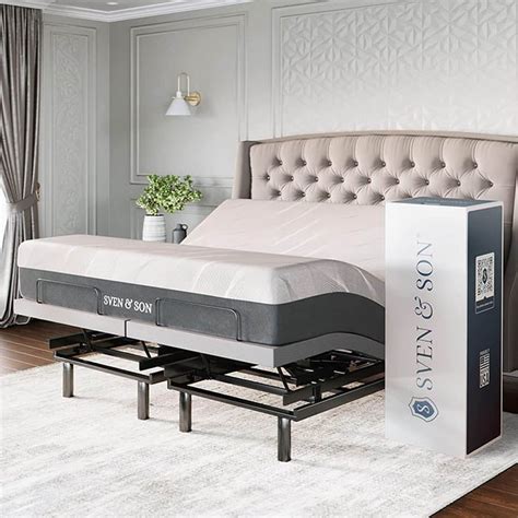 Sven Son Split King Platinum Adjustable Bed Base