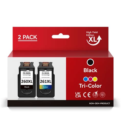 Pg 260 Xl Cl 261 Xl Ink Cartridge For Canon 260xl 261xl 260 261 Ink For