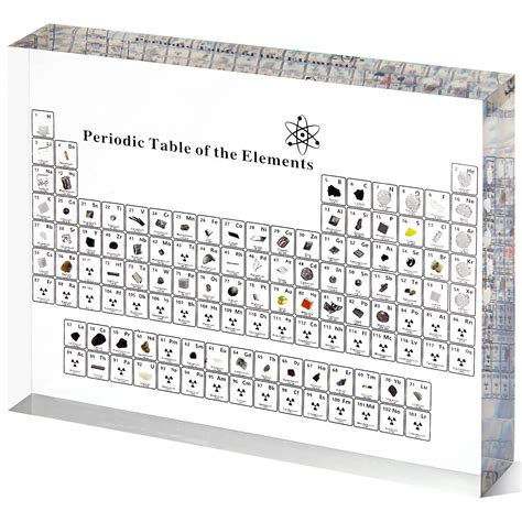 Buy Periodic Table With Real Elements Inside Acrylic Periodic Table