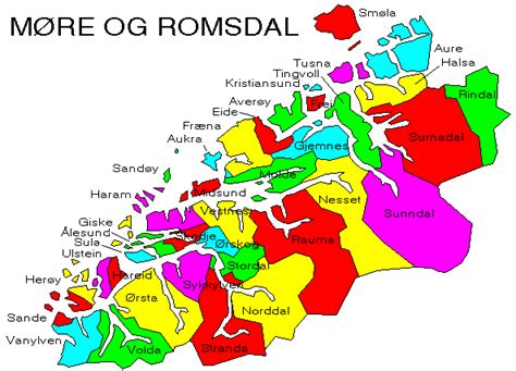 Romsdal Norway Map - ToursMaps.com